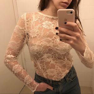 Reformation ‘Sample’ Lace Top (or dress)